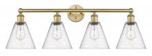 Innovations Lighting 616-4W-BB-GBC-84 - Berkshire - 4 Light - 35 inch - Brushed Brass - Bath Vanity Light