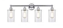 Innovations Lighting 616-4W-PC-G802 - Clymer - 4 Light - 31 inch - Polished Chrome - Bath Vanity Light