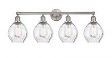  616-4W-SN-G362 - Waverly - 4 Light - 33 inch - Brushed Satin Nickel - Bath Vanity Light