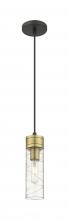 Innovations Lighting 617-1P-BAB-G617-8DE - Boreas - 1 Light - 3 inch - Black Antique Brass - Cord Hung - Mini Pendant