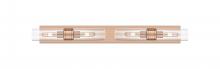  617S-4W-AC-G617-8CL - Boreas - 4 Light - 39 inch - Antique Copper - Bath Vanity Light