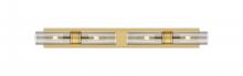 Innovations Lighting 617S-4W-BB-G617-8SM - Boreas - 4 Light - 39 inch - Brushed Brass - Bath Vanity Light