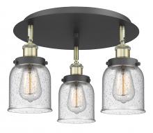  916-3C-BAB-G54 - Cone - 3 Light - 17 inch - Black Antique Brass - Flush Mount