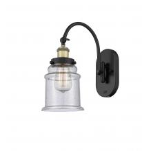 Innovations Lighting 918-1W-BAB-G184 - Canton - 1 Light - 7 inch - Black Antique Brass - Sconce