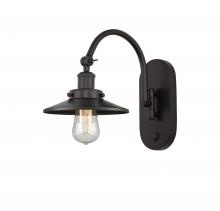 Innovations Lighting 918-1W-OB-M5 - Railroad - 1 Light - 8 inch - Oil Rubbed Bronze - Sconce