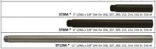  ST-12M-BK - 5/8" Threaded Replacement Stems