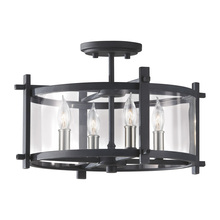 Generation Lighting SF292AF/BS - Semi-Flush Mount