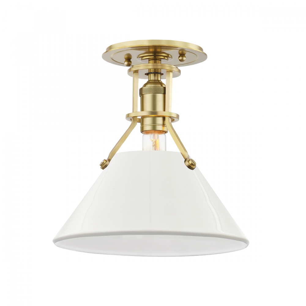 1 LIGHT SEMI FLUSH