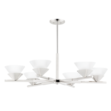 Hudson Valley 6406-PN - 6 LIGHT CHANDELIER