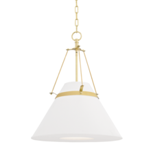 Hudson Valley 6421-AGB - 1 LIGHT PENDANT