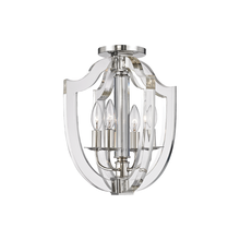 Hudson Valley 6500-PN - 4 LIGHT SEMI FLUSH