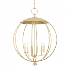 Hudson Valley 9132-GL - 6 LIGHT PENDANT