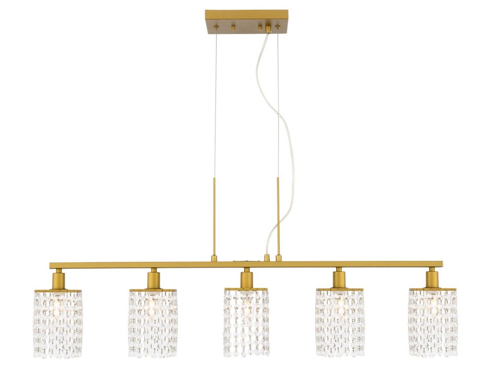 Taylor 5 light Brass Pendant