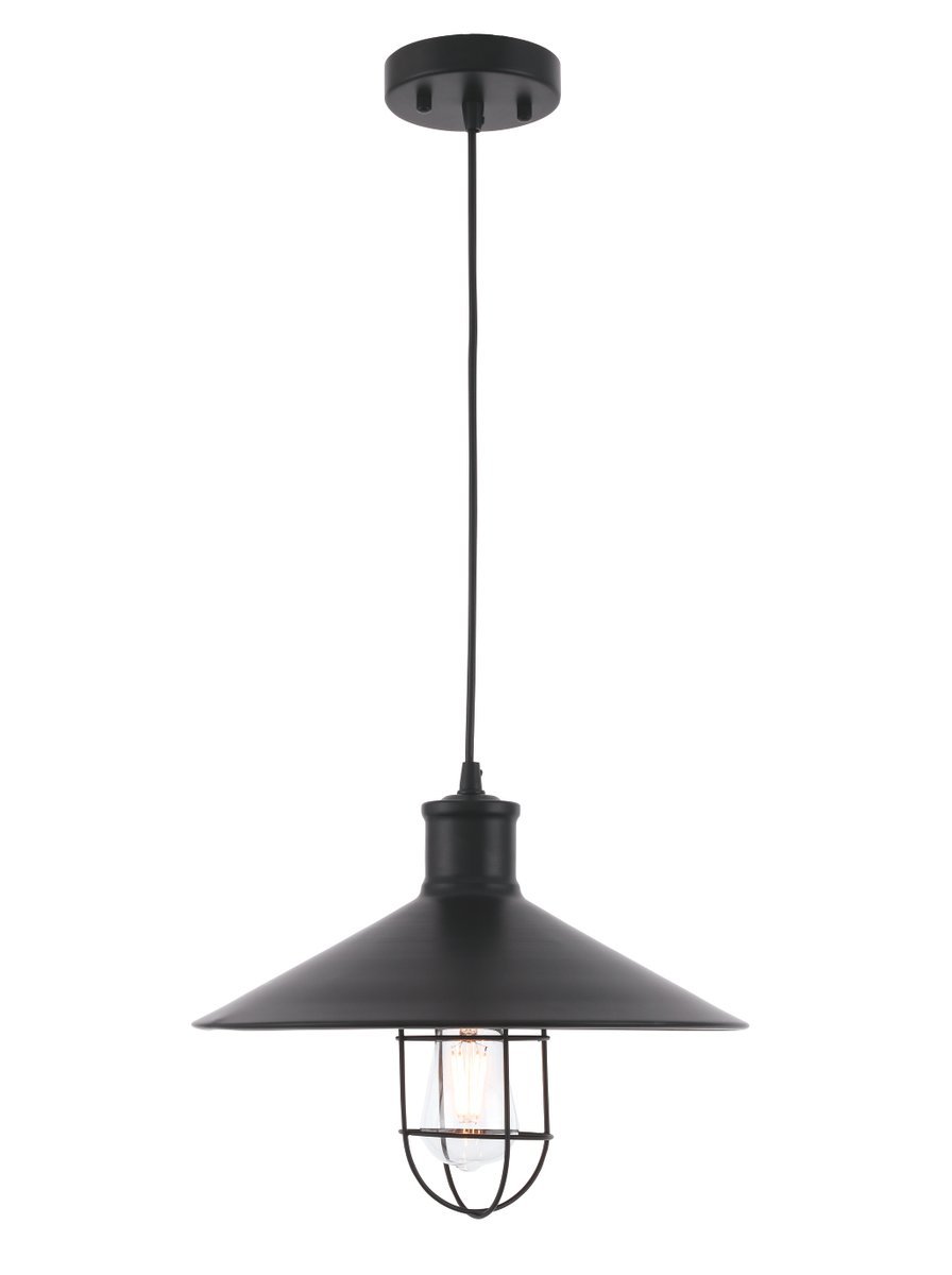 Flaneur 1 light Black Pendant