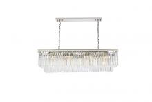 Elegant 1202D50PN/RC - Sydney 12 Light Polished Nickel Chandelier Clear Royal Cut Crystal