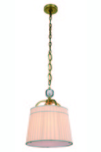 Elegant 1485D15BB - Cara Collection Chandelier D:15 H:20 Lt:1 Burnished Brass Finish