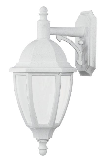 EVERSTONE WALL LANTERN WHITESTONE W/OPAL LENS