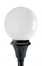 Wave Lighting C2014T-BK - PARK PLACE, STYLE "A"  BLACK, CLEAR GLOBE 18", SOCKET ONLY