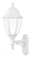 Wave Lighting S11SL-WH - EVERSTONE WALL LANTERN WHITESTONE W/OPAL LENS