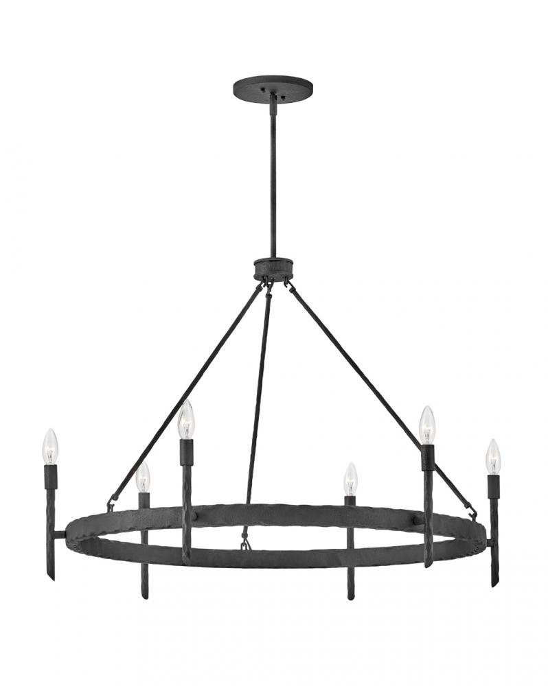 Large Single Tier Chandelier