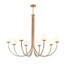 ELK Home 89679/8 - Caroline 54'' Wide 8-Light Chandelier - Brushed Gold