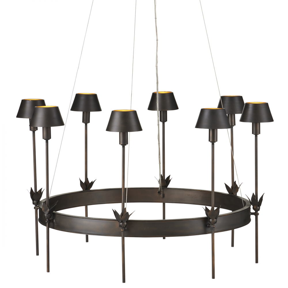 Coterie Bronze Chandelier