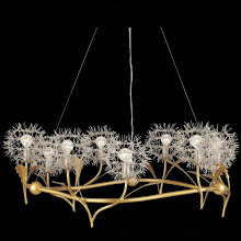 Currey 9000-1080 - Dandelion Silver & Gold Chandelier