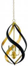 Currey 9000-0321 - Trephine Black & Gold Chandelier