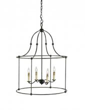 Currey 9160 - Fitzjames Large Black Lantern