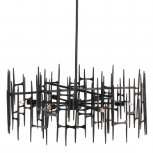 Currey 9000-1091 - Attingham Black Chandelier